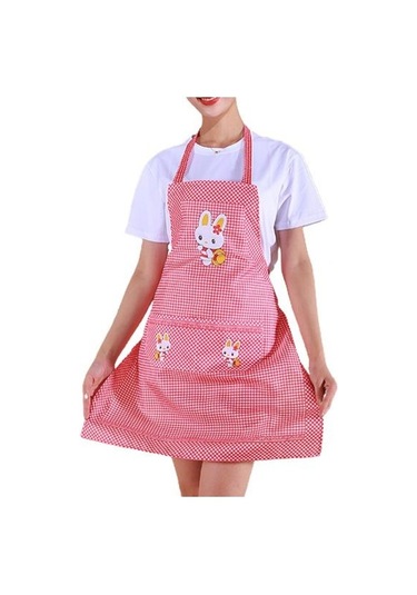 Karpuz Kırmızısı Yaratıcı Mutfak Önlüğü Kolsuz Tek Boyut Ev Temizlik Araçları