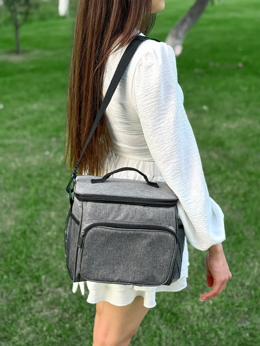 Ruvıs Öğle Yemeği İçin Termo Çanta Buzdolabı 10 Litre 428872468 Gri