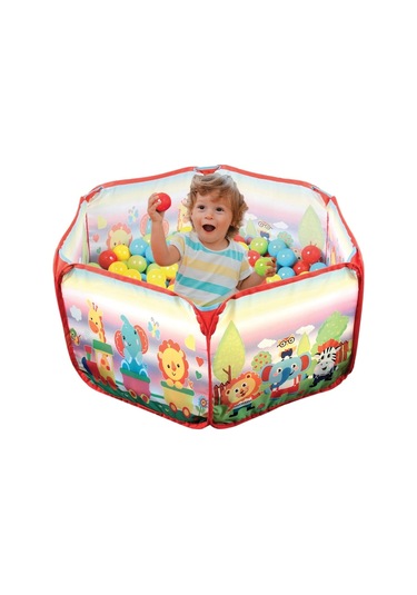 Baby Marine Katlanabilir Top Havuzu + 6 CM 200 Adet Havuz  Topu