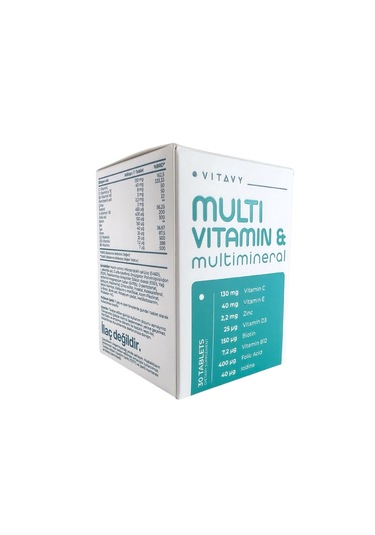 Multivitamin & Multimineral 1x30 Tablet İkili Set