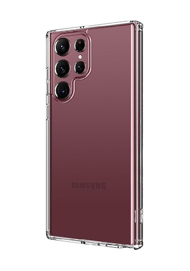 Samsung Galaxy Uyumlu S23 Ultra Kılıf 2mm Anti Shock Silikon