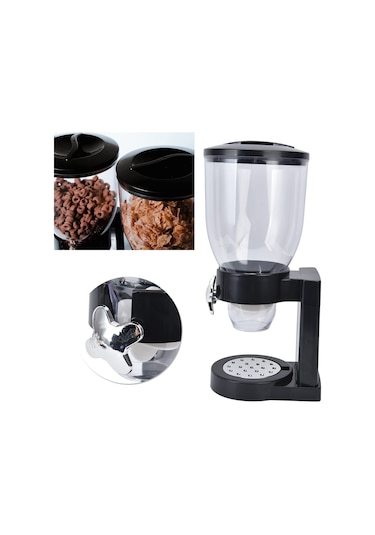 17.5oz Tahıl Dağıtıcı Kabı, Tane Pirinç Için Kauçuk Tabanlı