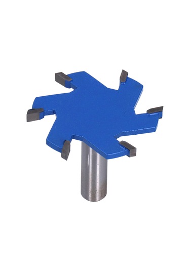 Lemestar Ahşap T-çıkartma Frezi 6-taneli Uzun Saplı 1/2" - Yg8 Alaşımlı Dayanıklı Ahşap İşleme Aleti