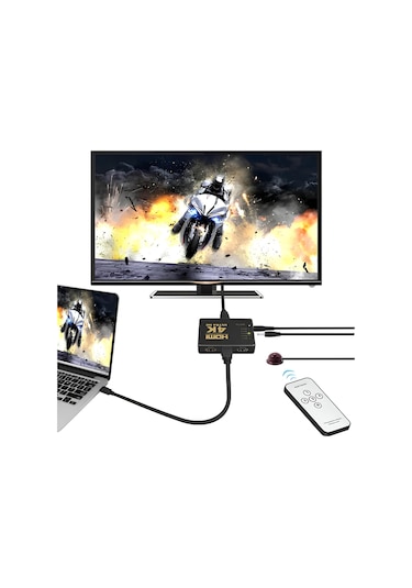 Speeduf 5 Port 3d 4k 2k Hdmı Switch Splitter Çoklayıcı Dağıtıcı