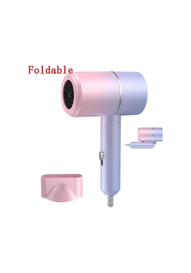 Ev Için Taşıma Çantası Sıcak Hava Anyon Saç Bakımı Ile Katlanır Saç Makinesi 800w Gradient