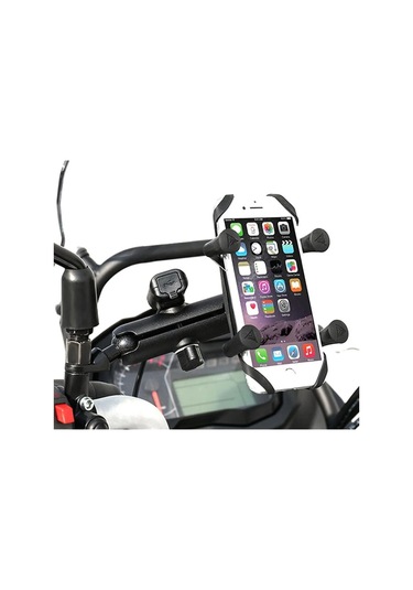 Motowolf Usb Şarj Soketli Ayna Bağlantılı Telefon Tutucu Standart