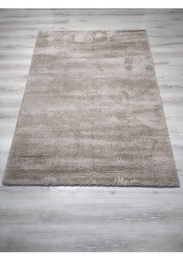 Yamalı Home Loft Bej Yumuşak Dokulu Halı 150X220 Cm