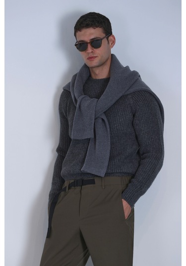 Lufian Terra Erkek Kazak Antrasit Antrasit 112090136100110 Antrasit