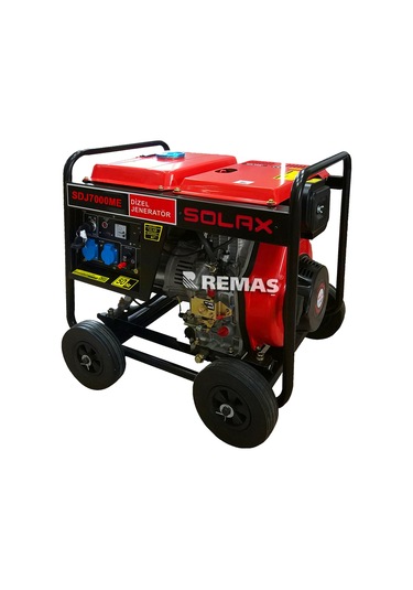 Solax Sdj 7000 Me Marşlı 7 Kva Monofaze Dizel Jeneratör
