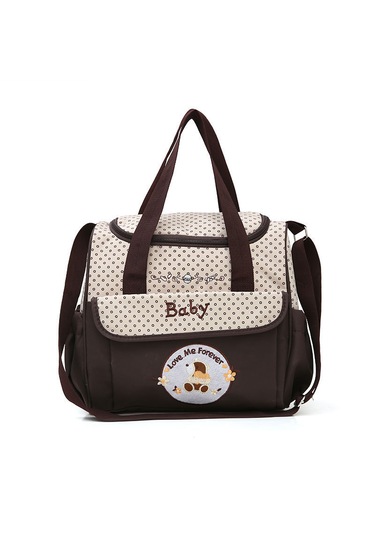 Çok Fonksiyonlu Şık Anne Çantası - Kahverengi 1001 Kahverengi