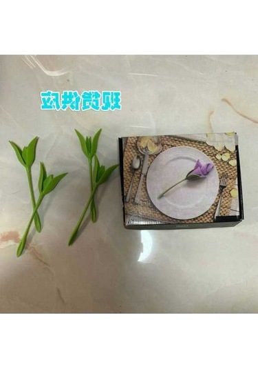 Diğer Origami Çiçek Peçete Tutucu - 4'lü Set, Dayanıklı Şık Ev Dekor Ürünü Diğer