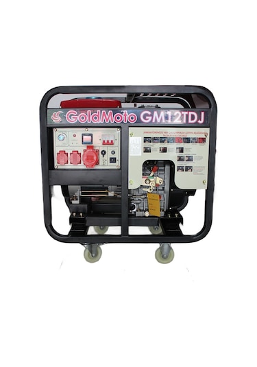 Goldmoto Gm12tdj Marşlı Dizel 10kva Trifaze Jeneratör