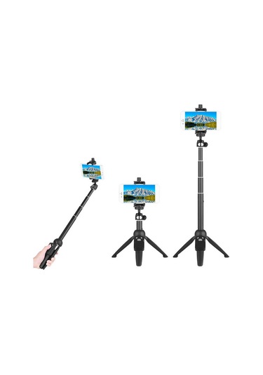 Kilifone - Selfie Çubuğu Yunteng Yt-9928 Selfie Çubuğu - Siyah - T2834