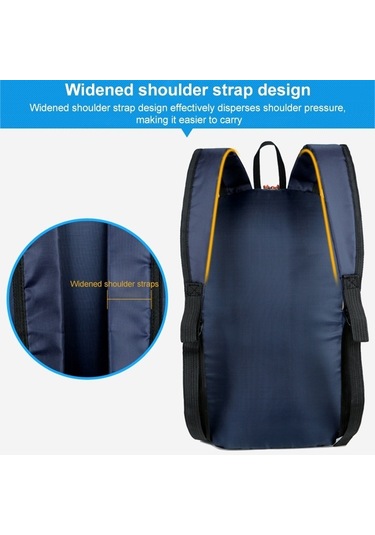 Sones Haweel Büyük Kapasiteli Çok Fonksiyonlu Sırt Çantası Taşınabilir Hafif Çanta Koyu Mavi