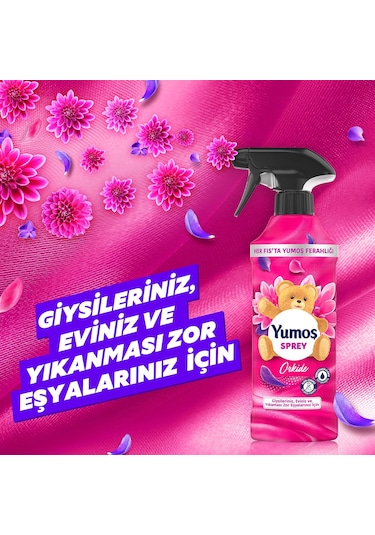Yumoş Sprey Yıkaması Zor Eşyalar Için Orkide 450 ml