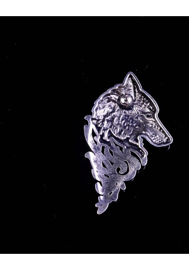 Homyl Retro Erkek Kadın Yaka Sopa Pin Broş Rozeti Kravat Gümüş