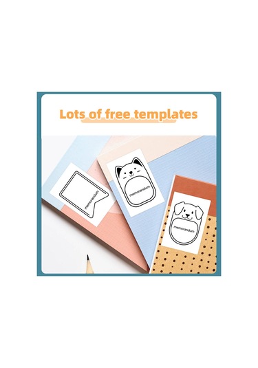 Vkemall B1 Mini Termal Yazıcı 58mm - Bluetooth, Aı Portre, Faturalar/notlar, 1200mah Pil, Pembe Ayı Desenli, 1 Roll Kağıt Dahil