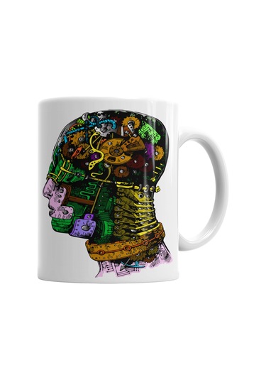 A Maquina Kupa Bardak Porselen No31431 Karışık