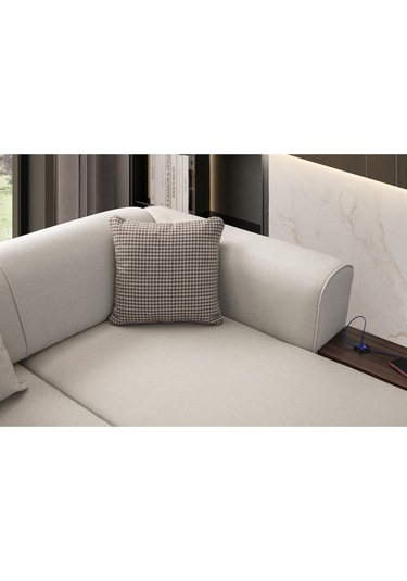 Drog Köşe Koltuk Takımı Bej Antrasit