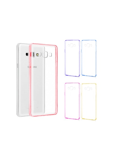 Samsung Galaxy J1 (J100) Color Curve Silikon Arka Kapak / Kılıf