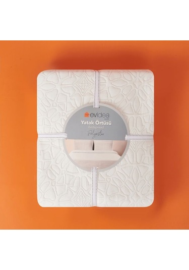 Evidea Soft Asos Çift Kişilik Yatak Örtüsü - Beyaz - 260x250 Cm Beyaz