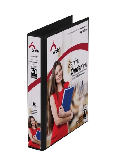 Önder Pvc A4 Firma Klasörü 5 Cm. 2 Halkalı Siyah 2005-3