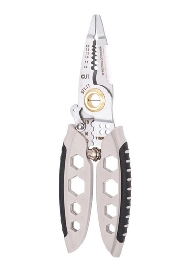 Didadodo Jms 7 İnç Çok Fonksiyonlu Tel Striptizci Profesyonel 22-10 Awg Tel Sıyırma Alet, 22-10 Awg Tel Sıyırma Aleti