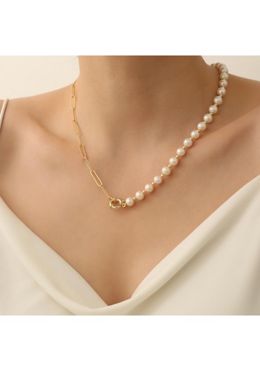 925 Ayar Gümüş Tatlı Su İncisi Set-7.50mm