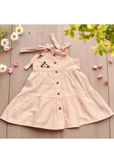 Nakışlı Renkli Elbise SOMON