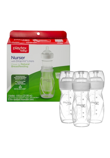Playtex Baby Anti-kolik Biberon Seti - 3 Biberon + 15 Tek Kullanı