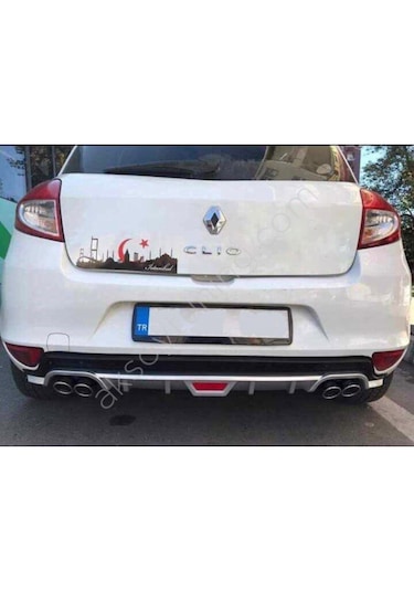 Renault Clio 3 Uyumlu Yedek Parça Üniversal Arka Tampon Difüzör