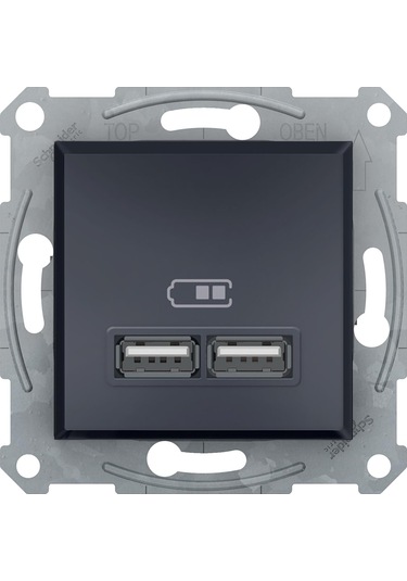 Eph2700271 Asfora Antrasit 2'li Usb 21 A
