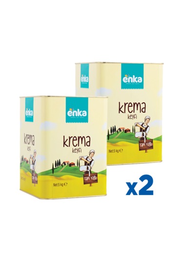 Enka Süt Krema Tereyağlık- 2 X 5 Kg