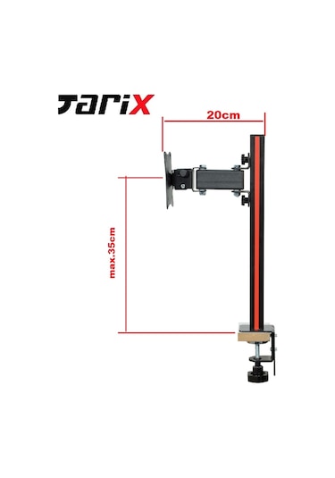 Tarix Ma-01 Masa Üstü Monitör Askı Aparatı 17" - 27"