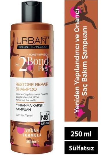 Urban Care No.2 Bond Plex Yıpranma Karşıtı Saç Bakım Şampuanı 350 Ml Yıpranmış