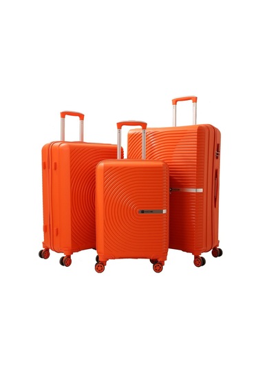 Mçs Üçlü Polipropilen Valiz Seti V374 S21yy1000006-set 00314 Portakal