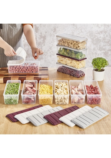 Selka Home Nora Saklama Kabı 2 L 6'lı Set