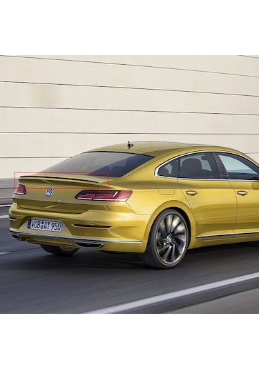 Vw Arteon Cc Bagaj Üstü Spoiler Siyah Boyalı