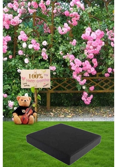 Sandalye- Koltuk Minderi Bahçe Minderi & Balkon Minderi Bank Minderi 50x50x8 Cm Gri