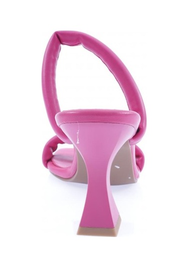 Dgn 3025-23y Kadin İki Sirali Bantli Kadeh Topuklu Terlik 3025-2261-R0507 Fuşya