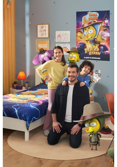 Karaca Home X Kral Şakir Devler Uyandı Tek Kişilik Nevresim Takı 200.22.11.0364