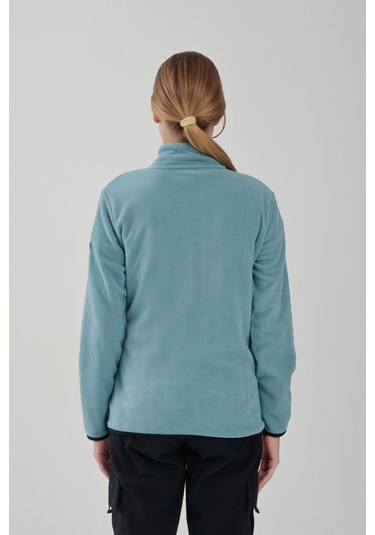 Exuma Kadın Mınt Tam Fermuarlı Polar 2322003-nane Yeşil