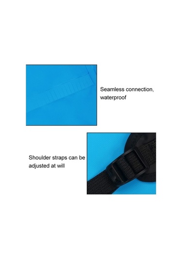 Wondernest Su Geçirmez 2 Omuzlu Kuru Çuval Pvc Varil Çanta, 25l Sarı Sarı