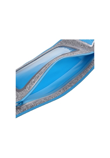 XL Spor Likra Akıllı Telefon Bel Çantası Bebek Mavisi