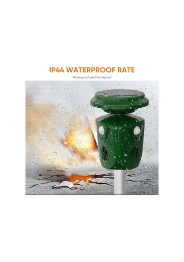 Y29547 360 Güneş Enerjisi Ve Usb Şarjlı Suya Dayanıklı Köpek Yeşil