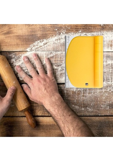 Homyl Mutfak Gereçleri Pasta Et Için Paslanmaz Çelik Sarı