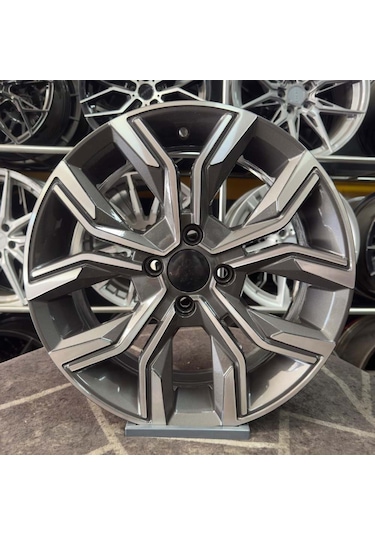 16 İnç 4x100 Clio İcon Gun Metal Elmas Kesim Jant Modeli 4 Adet
