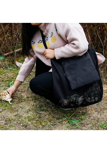 Suntek Kamp Toplama Için Mantar Toplayıcı Çanta Depolama