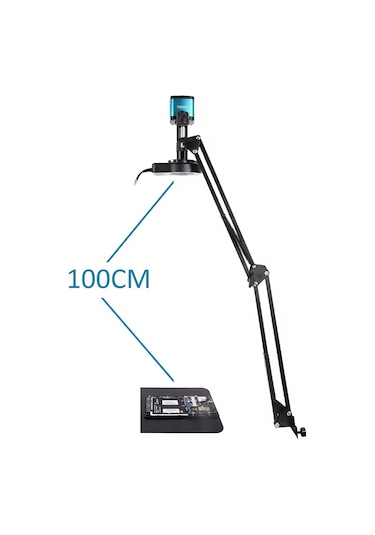 Triline 48mp 4k 60f/s Endüstriyel Mikroskop Katlanabilir Tutucu 1