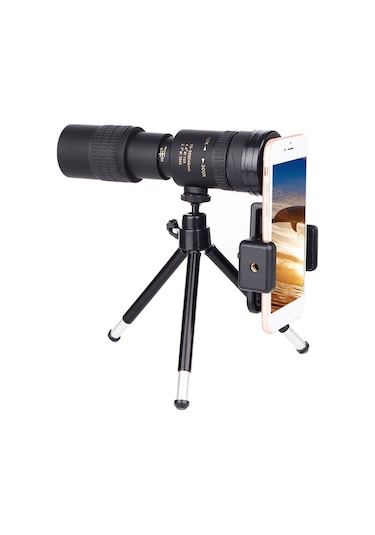 Pazly 10-300x40 Zoomlu Tek Gözlü Binokül: Ayarlanabilir Büyütme, Tripod Ve Fotoğraf Klem İle Kuş Izleme, Doğa Ve Seyahat İçin
